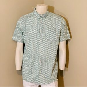 Quicksilver Geo Sport Shirt SS White button down